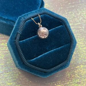 Antique 800/835 Silver German Lucky Charm Football/Soccer Ball- 1 gram